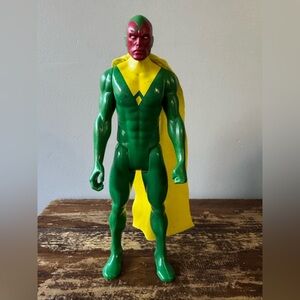 Marvel Green and Yellow Action Figure with Red Face